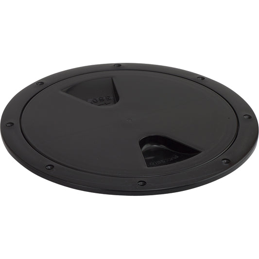 Sea-Dog Screw-Out Deck Plate - Black - 4" (Pack of 6)
