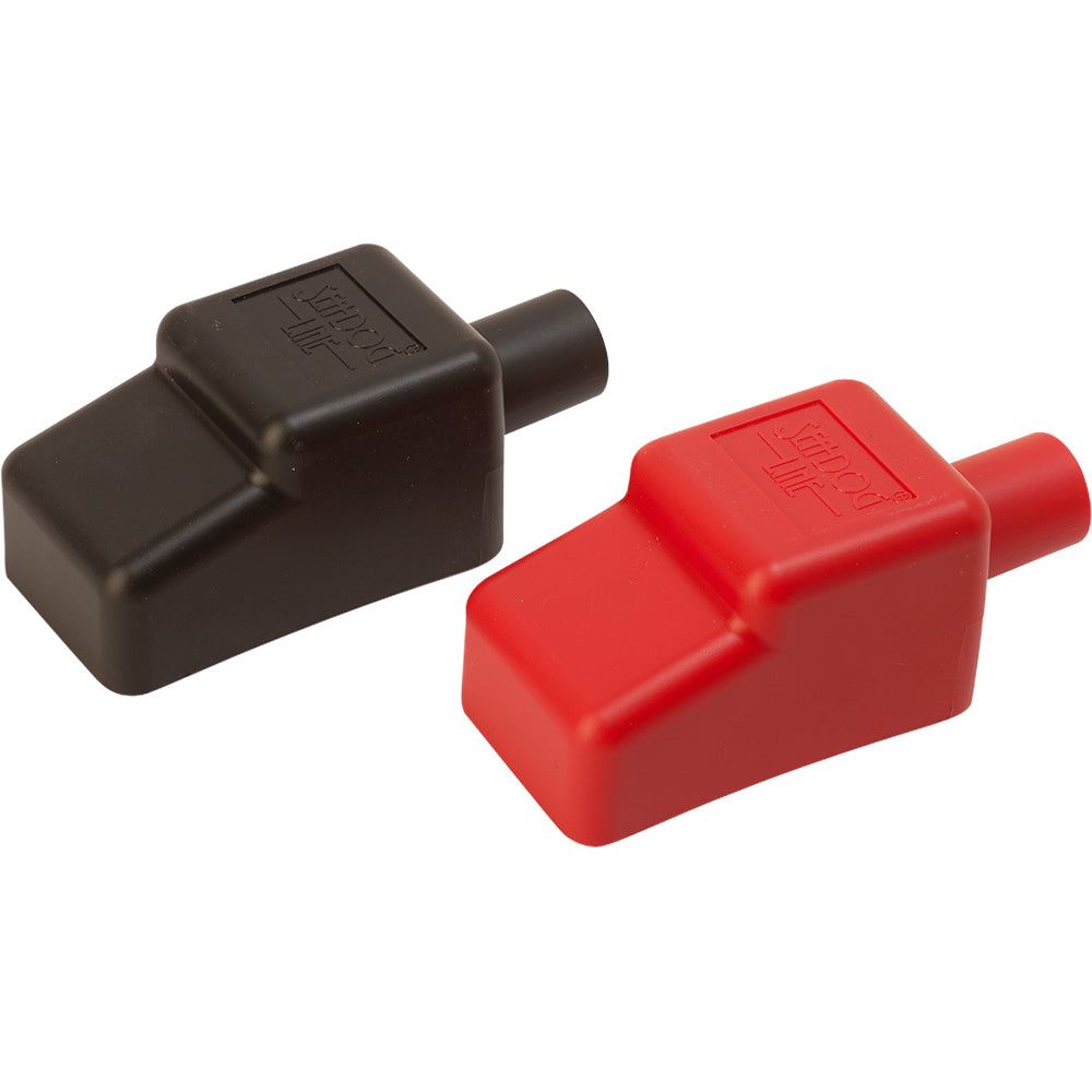 Sea-Dog Battery Terminal Covers - Red/Black - 5/8" (Pack of 6)
