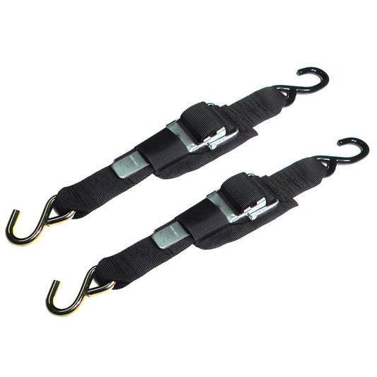 Rod Saver Paddle Buckle Trailer Tie-Down - 2" x 4' - Pair (Pack of 2)