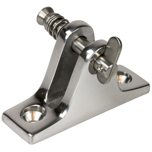 Sea-Dog Stainless Steel Angle Base Deck Hinge - Removable Pin (Pack of 6)