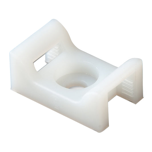 Ancor Cable Tie Mount - Natural - #10 Screw - 25-Piece (Pack of 8)