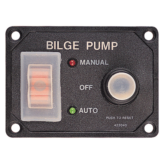 Sea-Dog Splash Guard Bilge Pump Panel w/Circuit (Pack of 4)