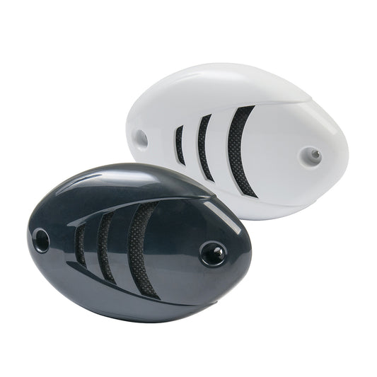 Marinco 12V Drop-In Low Profile Horn w/Black & White Grills