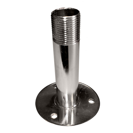 Sea-Dog Fixed Antenna Base 4-1/4" Size w/1"-14 Thread Formed 304 Stainless Steel (Pack of 4)