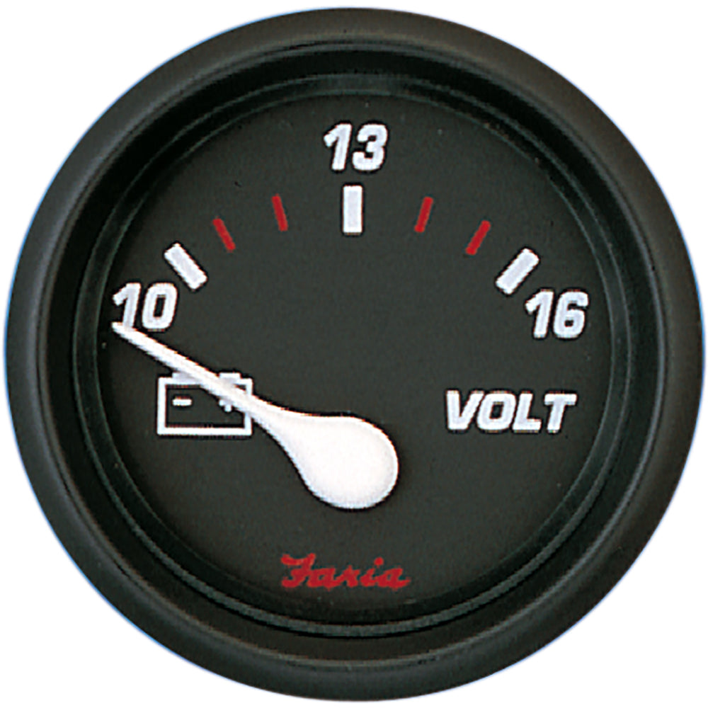 Faria Professional Red 2" Voltmeter (Pack of 2)