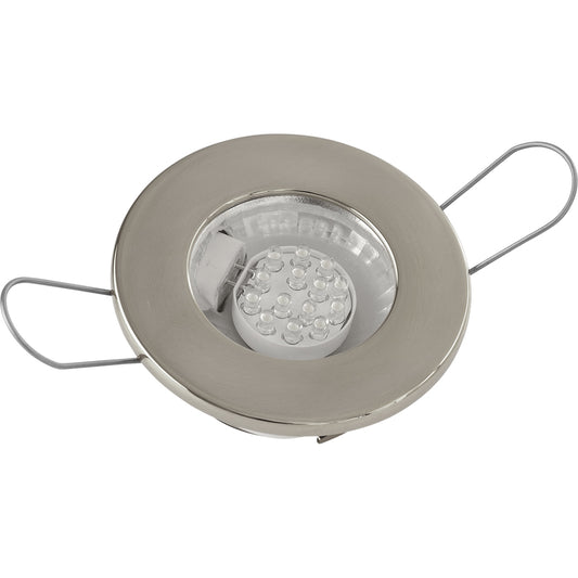 Sea-Dog LED Overhead Light - Brushed Finish - 60 Lumens - Clear Lens - Stamped 304 Stainless Steel (Pack of 2)