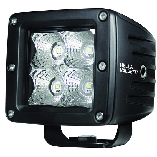 Hella Marine Value Fit LED 4 Cube Flood Light - Black