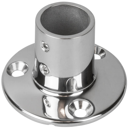 Sea-Dog Rail Base Fitting 2-3/4" Round Base 90° 316 Stainless Steel - 1" OD (Pack of 4)