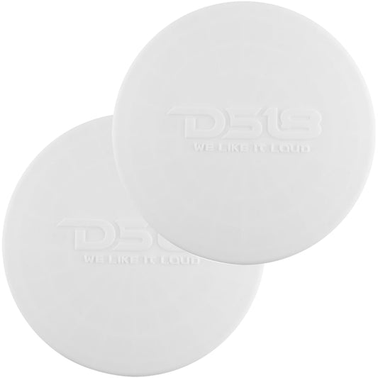 DS18 Silicone Marine Speaker Cover f/6.5" Speakers - White (Pack of 6)