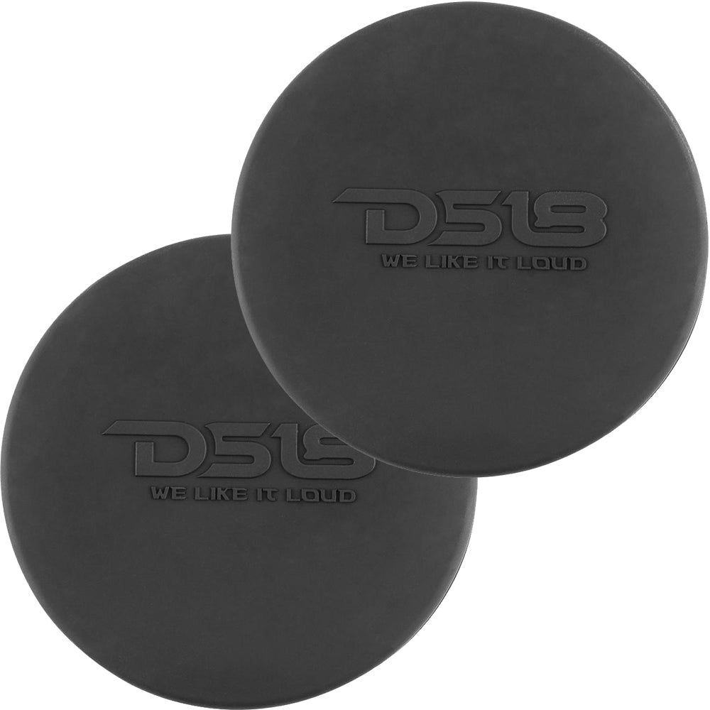 DS18 Silicone Marine Speaker Cover f/6.5" Speakers - Black (Pack of 6)
