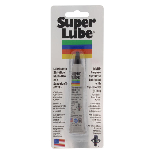 Super Lube Multi-Purpose Synthetic Grease w/Syncolon® - .5oz Tube (Pack of 8)