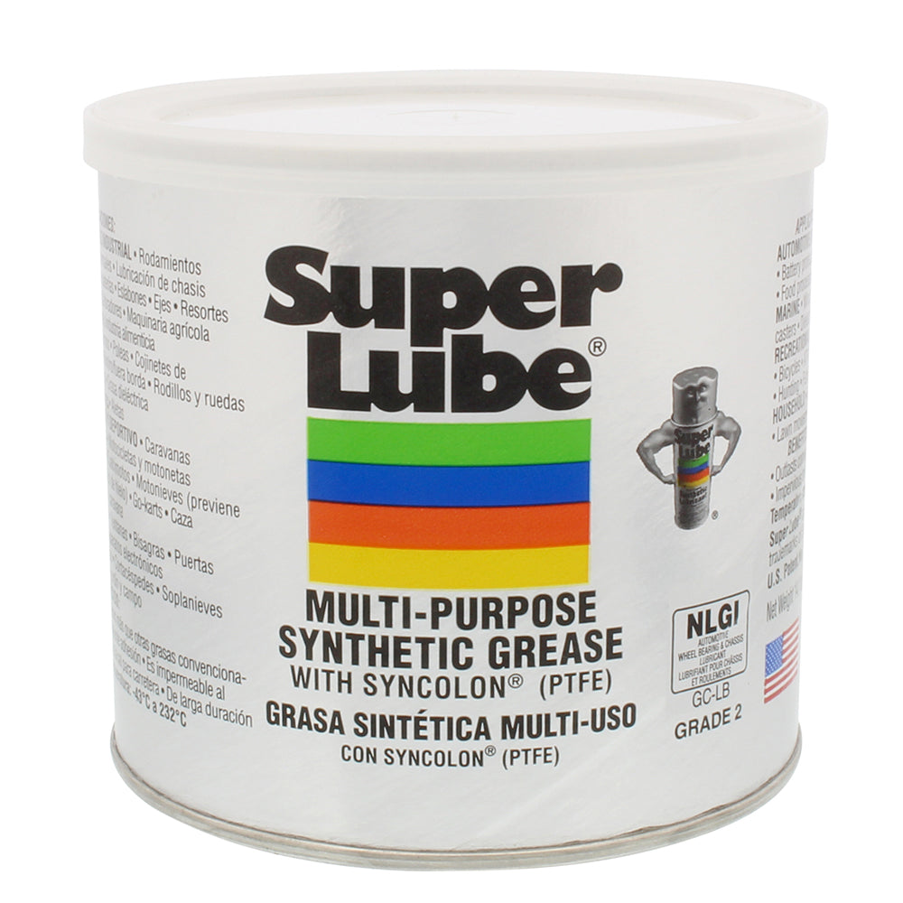 Super Lube Multi-Purpose Synthetic Grease w/Syncolon® - 14.1oz Canister (Pack of 4)