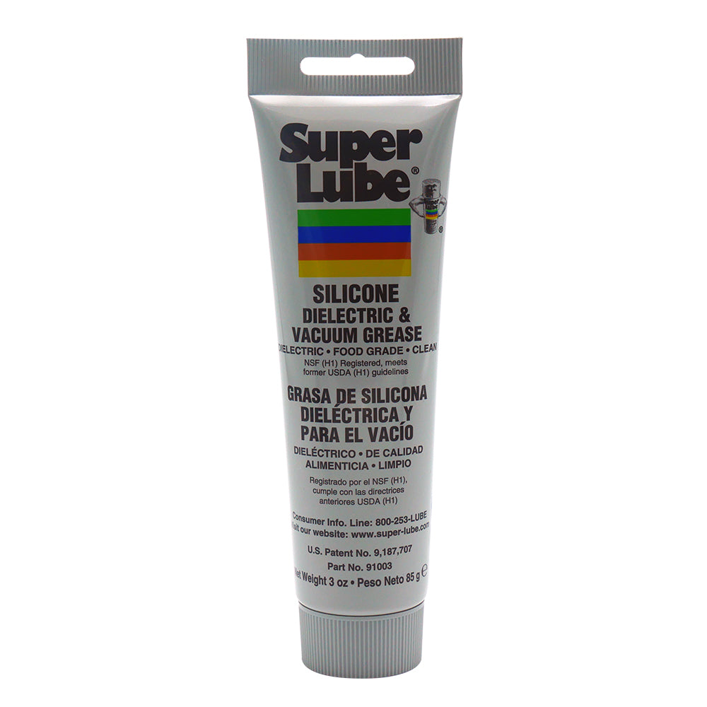 Super Lube Silicone Dielectric & Vacuum Grease - 3oz Tube (Pack of 6)