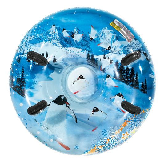 Aqua Leisure 48" Pipeline Sno™ Mega 2-Person Sno-Tube - Air Penguin (Pack of 4)