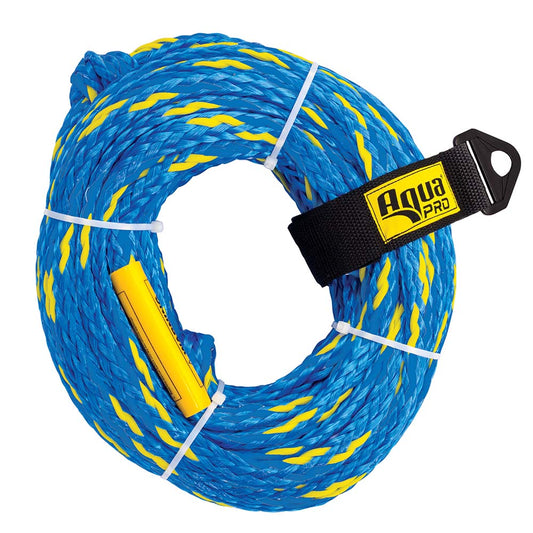 Aqua Leisure 2-Person Floating Tow Rope - 2,375lb Tensile - Blue (Pack of 2)
