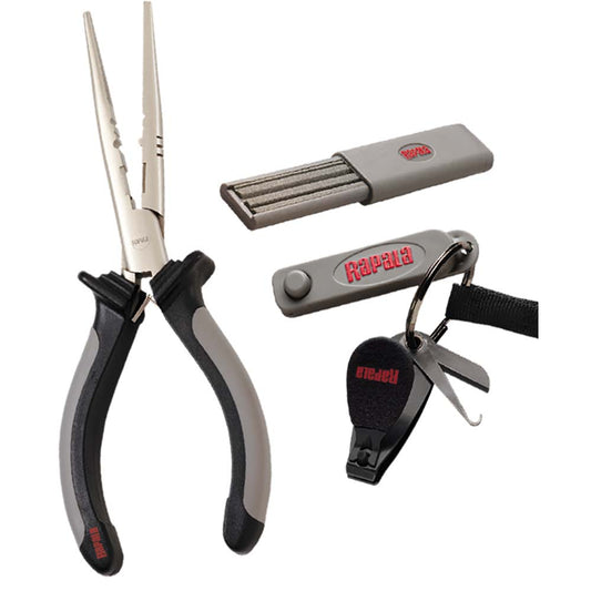 Rapala Combo Pack - Pliers, Clipper, Punch & Sharpener (Pack of 4)