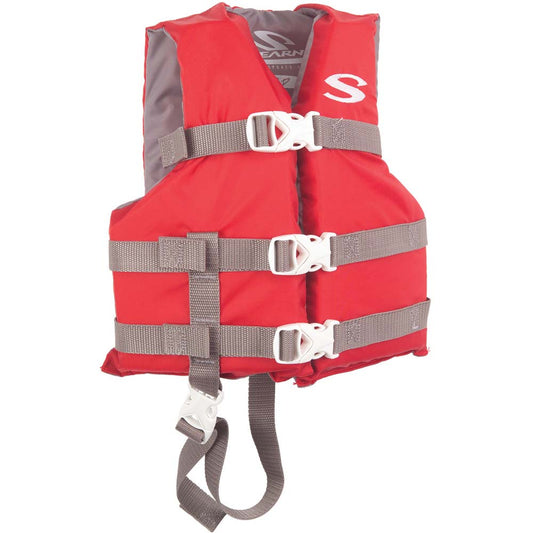 Stearns Classic Series Child Vest Life Jacket - 30-50lbs - Red (Pack of 4)