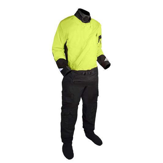 Mustang Sentinel™ Series Water Rescue Dry Suit - Fluorescent Yellow Green-Black - 3XL Short