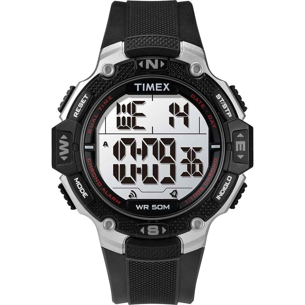 Timex DGTL 42mm Watch - Black Resin Strap (Pack of 2)