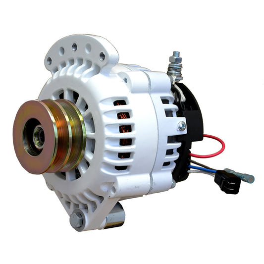 Balmar Alternator 100 AMP 12V 1-2" Single Foot Spindle Mount Dual Vee Pulley w/Isolated Ground
