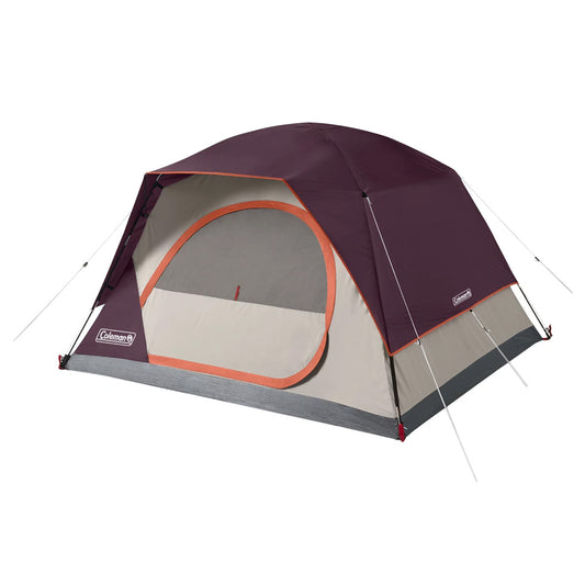 Coleman Skydome™ 4-Person Camping Tent - Blackberry