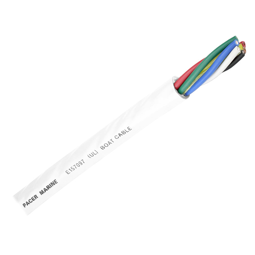 Pacer Round 6 Conductor Cable - 100' - 16/6 AWG - Black, Brown, Red, Green, Blue & White