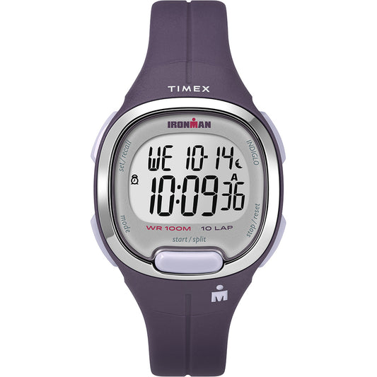 Timex Ironman Essential 10MS Watch - Purple & Chrome (Pack of 2)