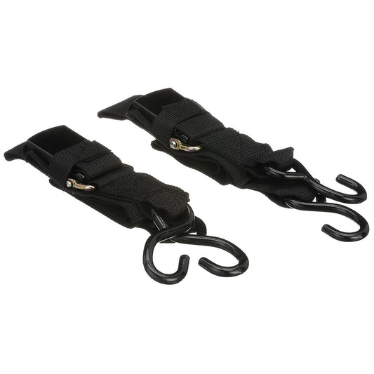 Attwood Quick-Release Transom Tie-Down Straps 2" x 4' Pair (Pack of 2)