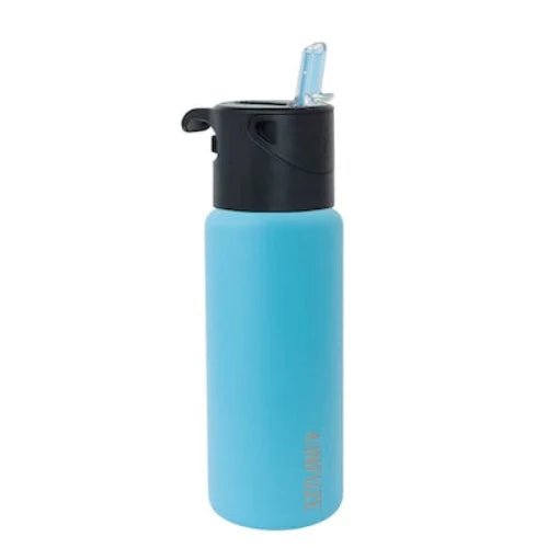 Infuze - 32oz Electric Blue Vessel Water Bottle with Flavor Lid