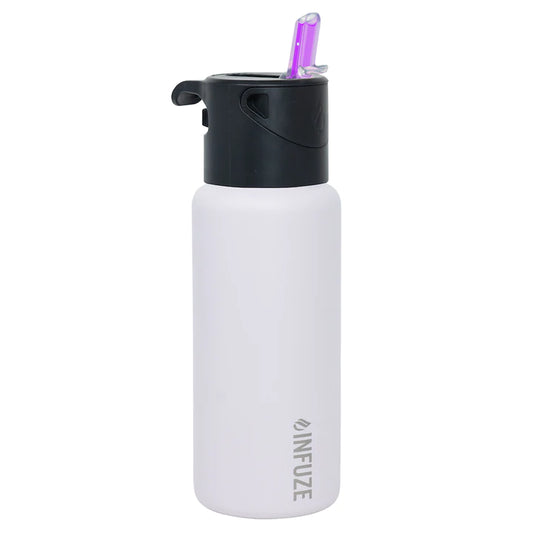 Infuze - 18oz Lavender Vessel Water Bottle with Flavor Lid
