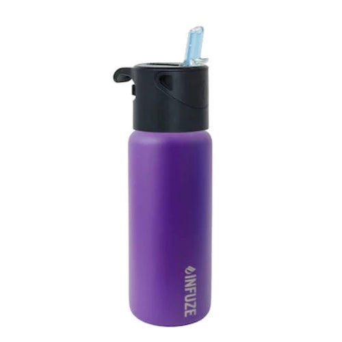 Infuze - 32oz Plum Vessel Water Bottle with Flavor Lid