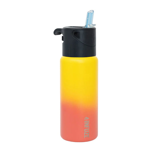 Infuze - 32oz Sunrise Vessel Water Bottle with Flavor Lid