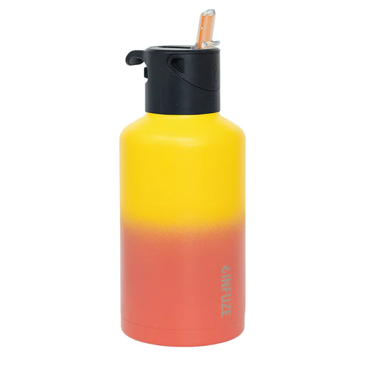 Infuze - 64oz Sunrise Vessel Water Bottle with Flavor Lid