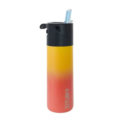 Infuze - 18oz Sunrise Vessel Water Bottle with Flavor Lid