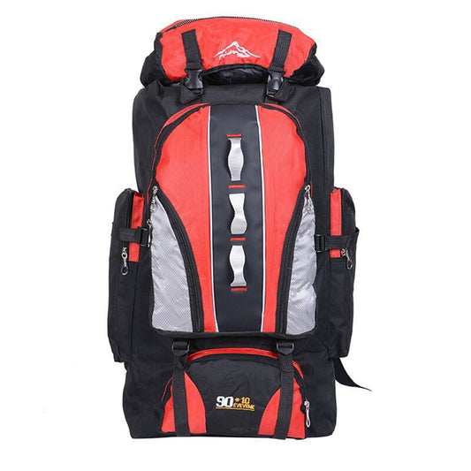 100L Red Outdoor Military Tactical Camping Backpack